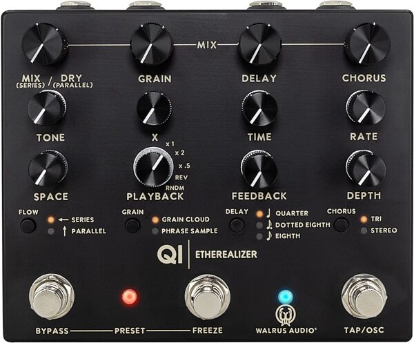 open zoom image for Walrus Audio Qi Etherealizer Pedal, Black, nolabel