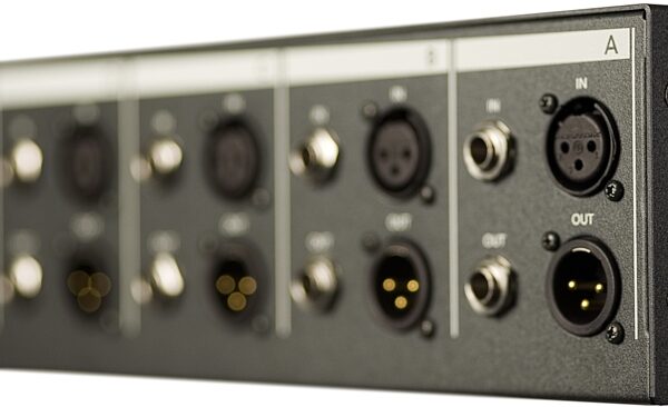 open zoom image for Mackie QuadEQ 4-Channel Digital Graphic Equalizer, Channels A-D Rear