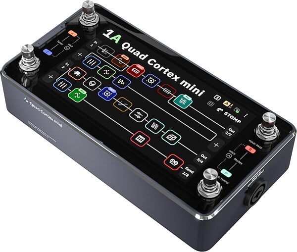 open zoom image for Neural DSP Quad Cortex Mini Multi-Effects Modeler/Profiler Pedal, New, Action Position Back