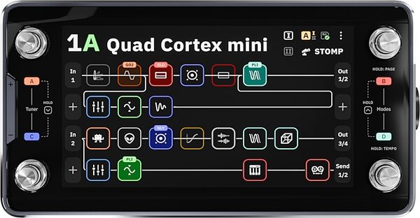 open zoom image for Neural DSP Quad Cortex Mini Multi-Effects Modeler/Profiler Pedal, New, Main