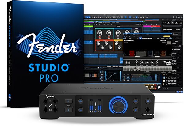 open zoom image for Fender Quantum HD 2 USB-C Recording Interface, New, With Software