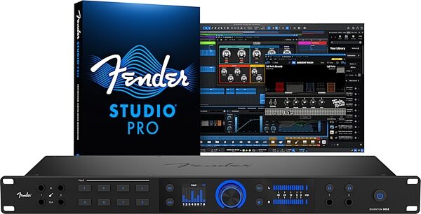 open zoom image for Fender Quantum HD 8 26x30 USB-C Audio Recording Interface, New, With Software