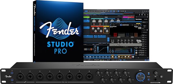 open zoom image for Fender Quantum LT 16 16x8 USB-C Audio Interface, New, With Software