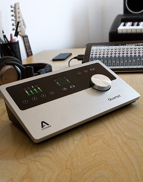 open zoom image for Apogee Quartet USB Audio Interface, In the Studio