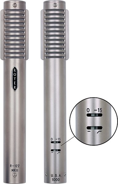 open zoom image for Royer Labs R-122 MKII Active Ribbon Microphone, Single Microphone, Action Position Back