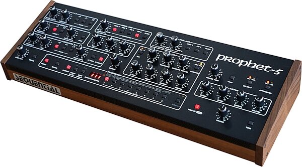 open zoom image for Sequential Prophet-5 Desktop Module Analog Synthesizer, New, Action Position Back