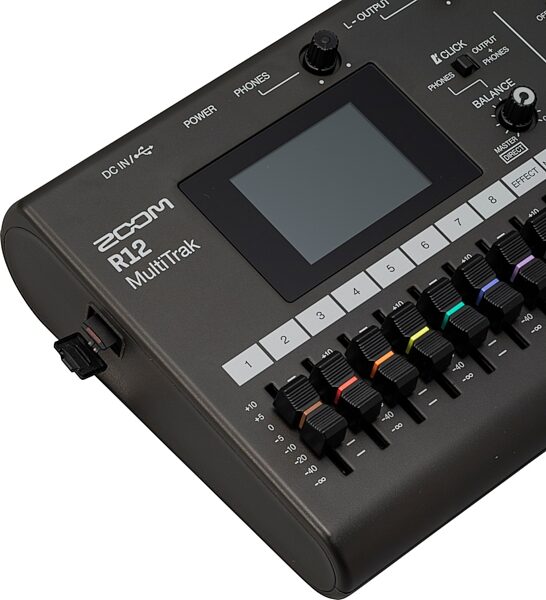 open zoom image for Zoom R12 MultiTrak Digital Recorder, New, Action Position Back