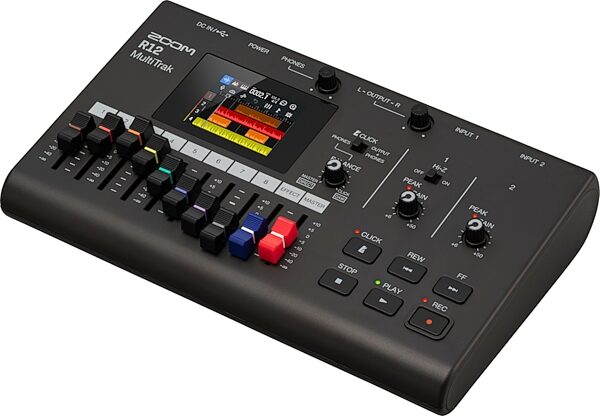 open zoom image for Zoom R12 MultiTrak Digital Recorder, New, Action Position Back