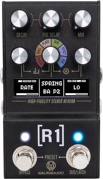 open zoom image for Walrus Audio Mako R1 MKII High-Fidelity Reverb Pedal, New, Main