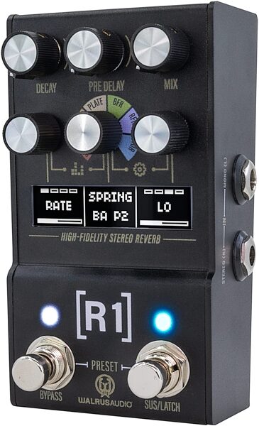 open zoom image for Walrus Audio Mako R1 MKII High-Fidelity Reverb Pedal, New, Main Side