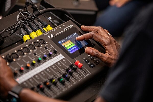 open zoom image for Zoom R20 Multitrack Digital Recorder, New, Action Position Back