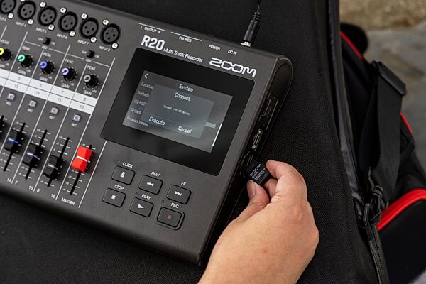 open zoom image for Zoom R20 Multitrack Digital Recorder, New, Action Position Back