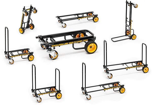 open zoom image for RocknRoller R2G Micro Glider Multi-Cart, Open Box (Like New), Action Position Back