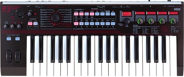 open zoom image for Korg R3 37-Key Synthesizer/Vocoder, Top