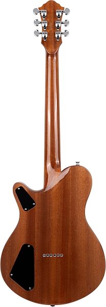 open zoom image for Michael Kelly Custom Collection Special Electric Guitar, Quilt Orange, Action Position Back