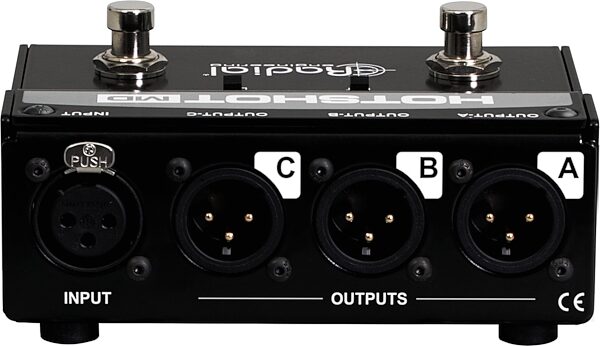 open zoom image for Radial HotShot MD Dynamic Microphone Switcher, New, Action Position Back