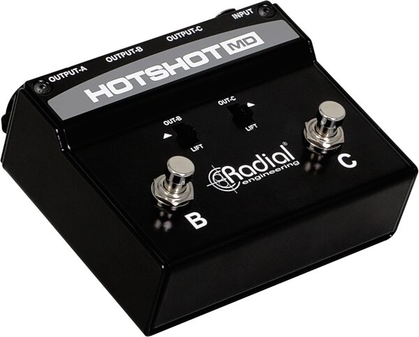 open zoom image for Radial HotShot MD Dynamic Microphone Switcher, New, Action Position Back