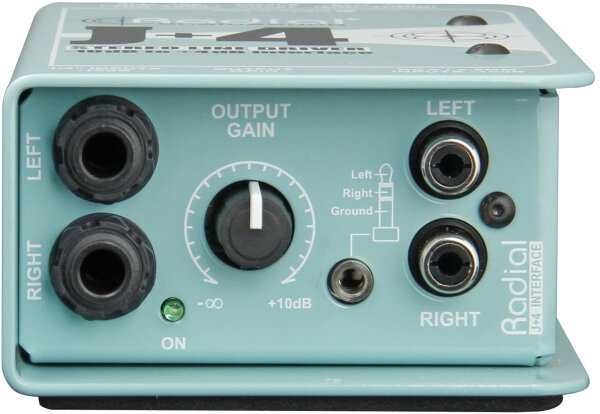 open zoom image for Radial Engineering JPlus4 Active Line Driver, New, Action Position Back