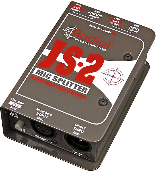open zoom image for Radial JS-2 Passive Mic/Line Splitter, New, Main