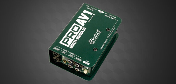 open zoom image for Radial Engineering ProAV1 Passive DI for AV, New, Action Position Back