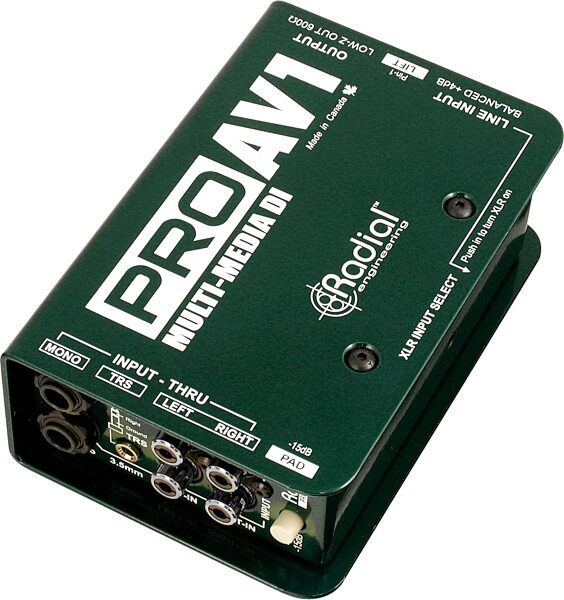 open zoom image for Radial Engineering ProAV1 Passive DI for AV, New, Main