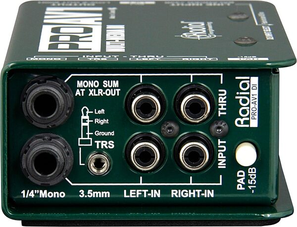 open zoom image for Radial Engineering ProAV1 Passive DI for AV, New, Action Position Back