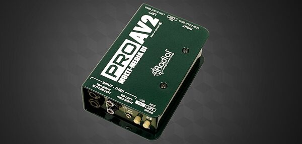 open zoom image for Radial ProAV2 Multi-Media DI 2-Channel Passive Direct Box, New, Action Position Back