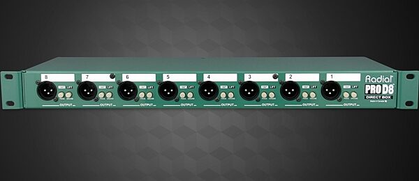 open zoom image for Radial Engineering ProD8 8-Channel Passive DI Direct Box, New, Action Position Back