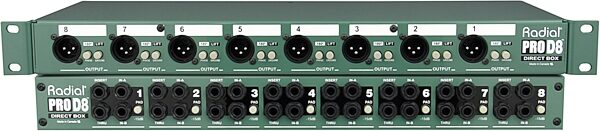 open zoom image for Radial Engineering ProD8 8-Channel Passive DI Direct Box, New, Action Position Back