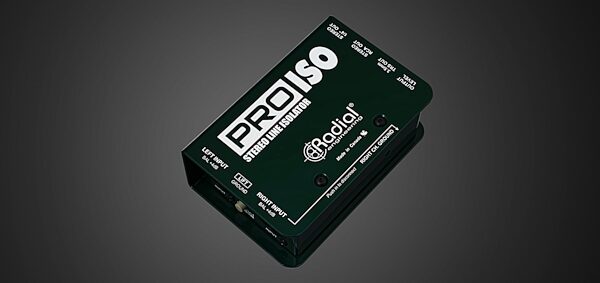 open zoom image for Radial Engineering ProISO Passive Stereo Line Converter, New, Action Position Back