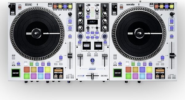 open zoom image for Rane One MKII Motorized Performance DJ Controller, Open Box (Like New), Action Position Back