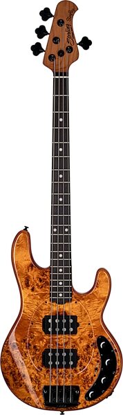 open zoom image for Sterling by Music Man StingRay Ray34HH Electric Bass, Amber Poplar, Rosewood Fretboard, Open Box (Good), Action Position Back