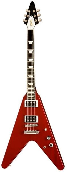 open zoom image for Gibson Robot Flying V Electric Guitar (With Case), Metallic Red