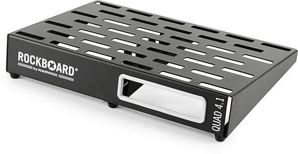 open zoom image for RockBoard QUAD 4.1 Pedalboard (with Gig Bag), New, Angled Front