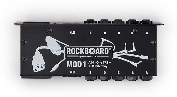 open zoom image for RockBoard MOD 1 V2 Pedalboard Patchbay, New, Action Position Front