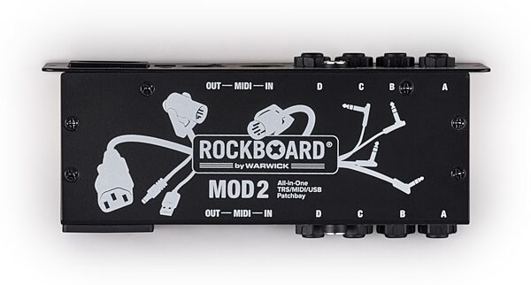 open zoom image for RockBoard MOD 2 V2 Pedalboard Patchbay, New, Action Position Front