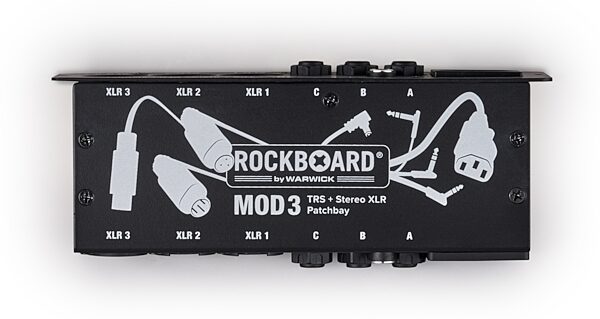 open zoom image for RockBoard MOD 3 V2 Pedalboard Patchbay, New, Action Position Front