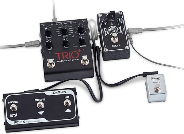 open zoom image for RockBoard Flat TRS Cable, Right Angle, 15 centimeter, Action Position Back