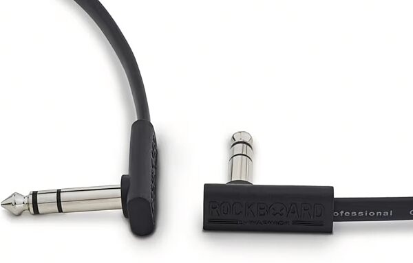 open zoom image for RockBoard Flat TRS Cable, Right Angle, 15 centimeter, Action Position Back