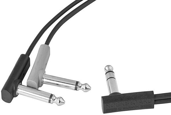 open zoom image for RockBoard Flat Y-Splitter Patch Cable, 20 centimeter, Action Position Back