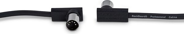 open zoom image for RockBoard Flat Right Angle MIDI Cable, 11.81 inch / 30 cm, Action Position Side
