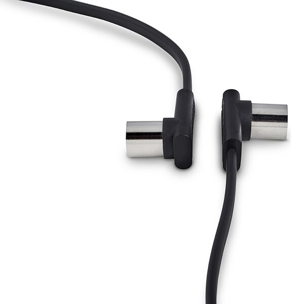 open zoom image for RockBoard Flat Right Angle MIDI Cable, 11.81 inch / 30 cm, Action Position Side
