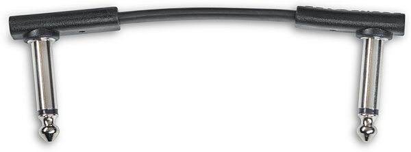 open zoom image for RockBoard Flat Patch Cable, Black, 1.97 inch / 5 cm, Action Position Side