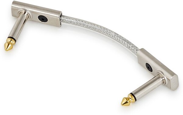 open zoom image for RockBoard Sapphire Series Flat Patch Cable, Black, 1.97 inch / 5 cm, Action Position Front