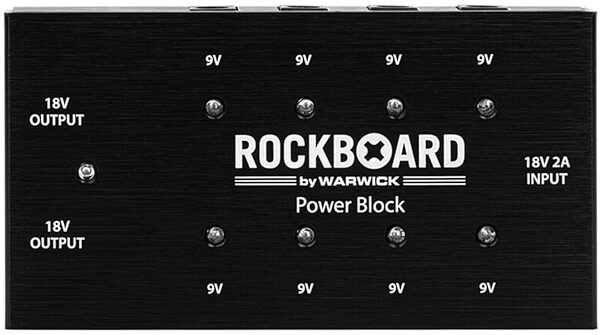 open zoom image for RockBoard Power Block V2 Multi-Power Supply, New, Action Position Back