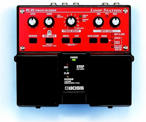 open zoom image for Boss RC20 Loop Factory Pedal with 5 Minutes Sampling Time, Main