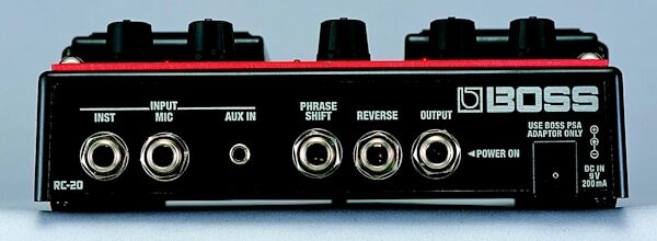 open zoom image for Boss RC20 Loop Factory Pedal with 5 Minutes Sampling Time, Back