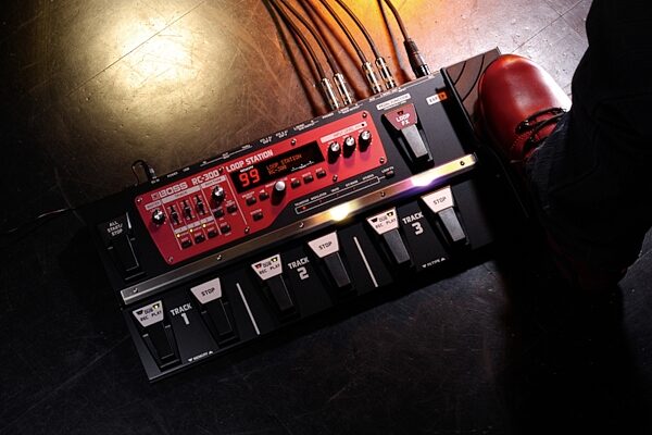open zoom image for Boss RC-300 Loop Station Pedal, In Use