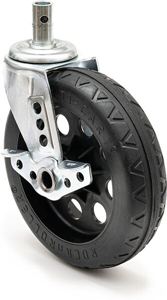 open zoom image for RocknRoller RCSTR8X2BK R-Trac Casters with Brake, Open Box (Very Good), Action Position Back