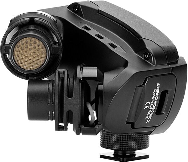 open zoom image for Rode SVMX Stereo Video Mic-X Broadcast Stereo Microphone, Action Position Back